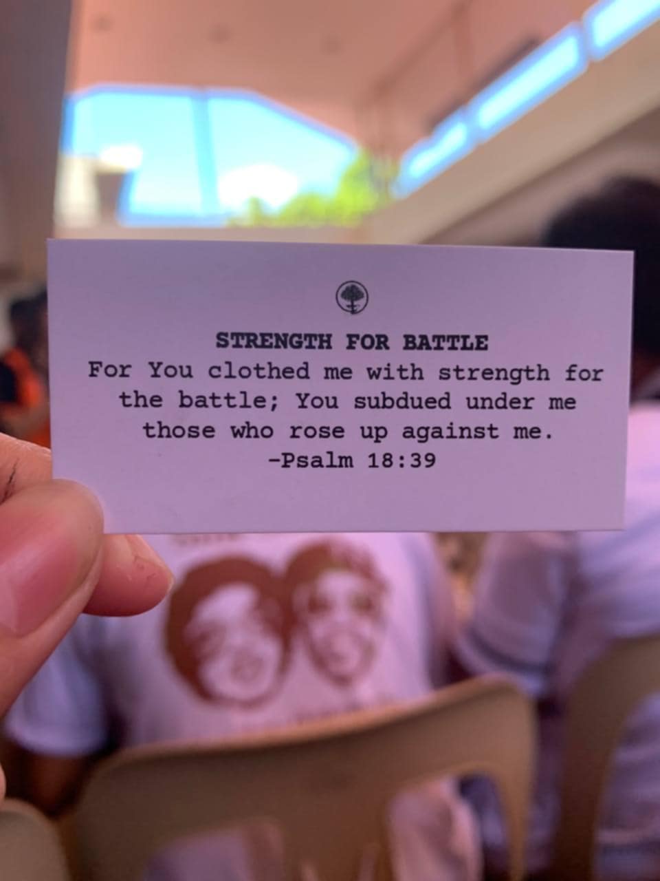 The message